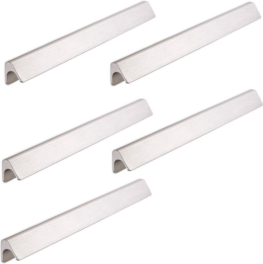 Sotech 100 x Meubelgreep VERONIQUE II Boorgatafstand 320 mm RVS-optiek geborsteld Greeplijst van