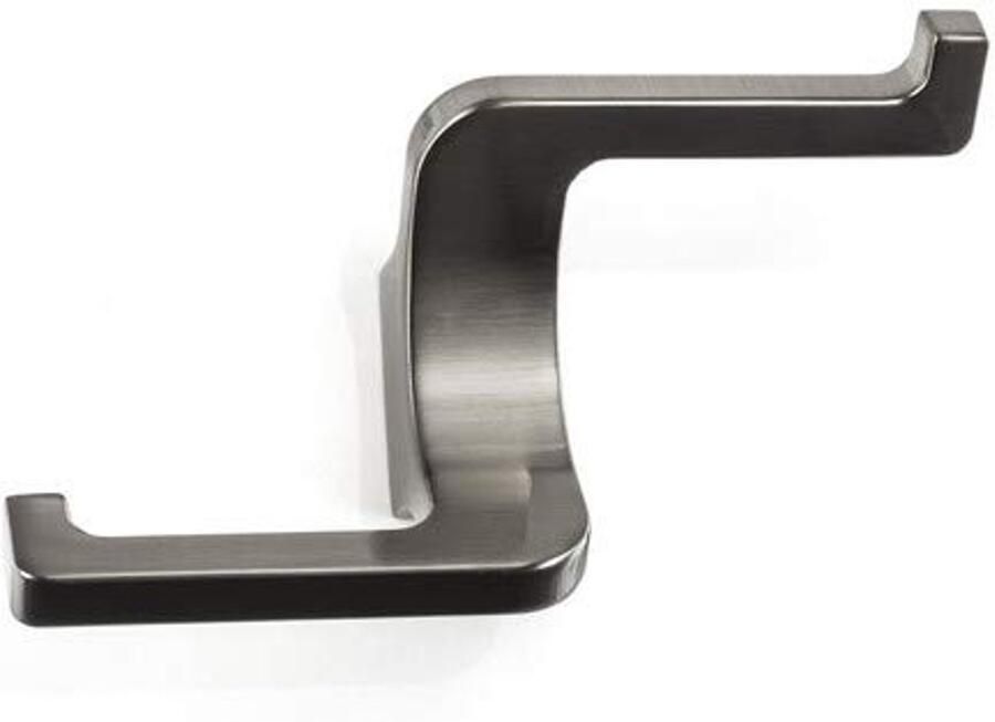 Sotech 2 stuks kapstokhaken Bill 107 5 x 64 5 mm RVS-look incl. bevestigingsset