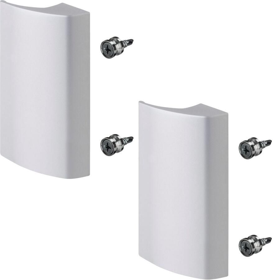 Sotech 2 x balkondeurgreep SEJA II aluminium geanodiseerd 85 x 40 x 20 mm deurklink terrasdeurgreep