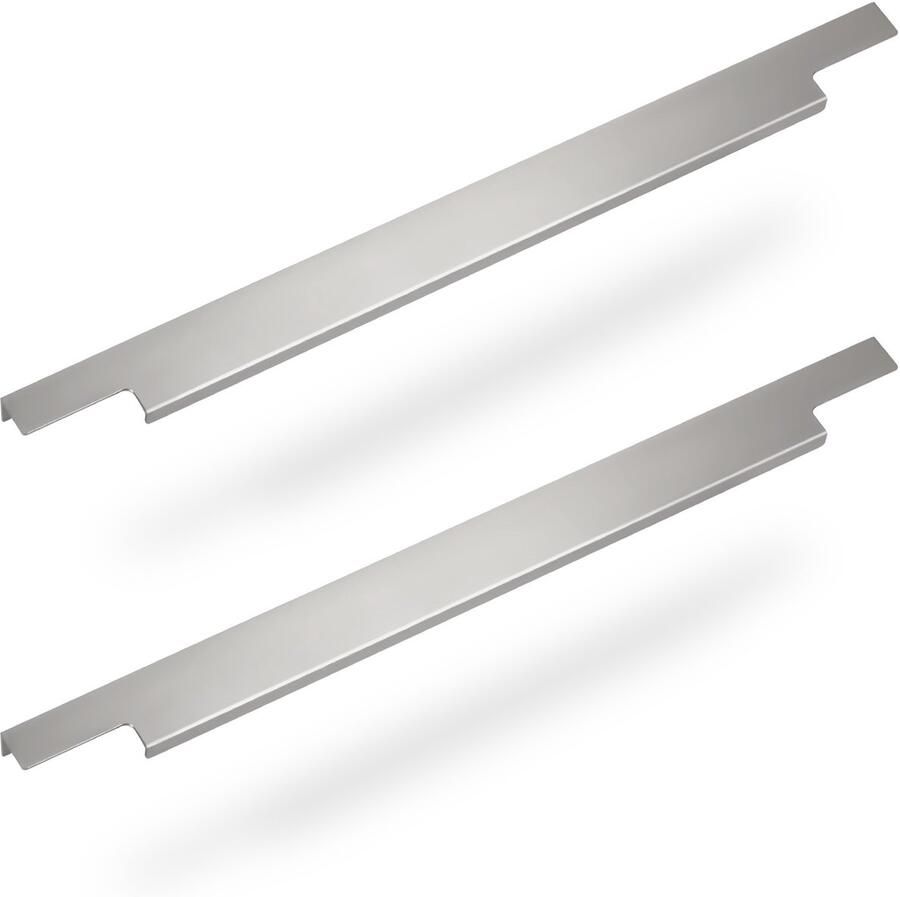 Sotech 2 x Meubelgreep BLANKETT Slim Lengte 895 mm Chroom mat Greeplijst van