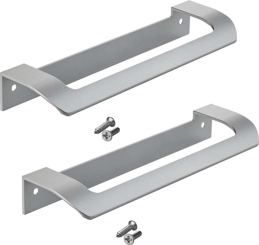Sotech 2 x Meubelgreep LYS Boorgatafstand 160 mm Chroom mat Design handgreep van