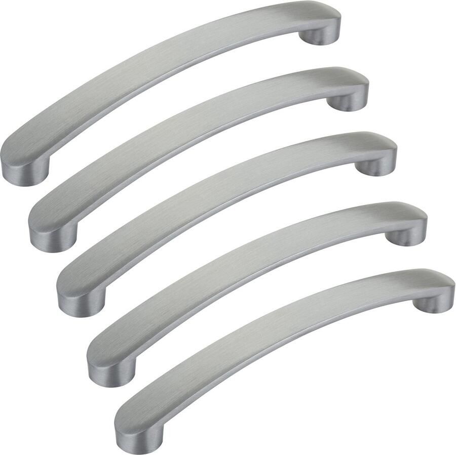 Sotech 50 stuks Meubelgrepen SW111 BA 160 mm inox look Kastgreep Lengte 180 mm Breedte 19 mm Hoogte 26 5 mm