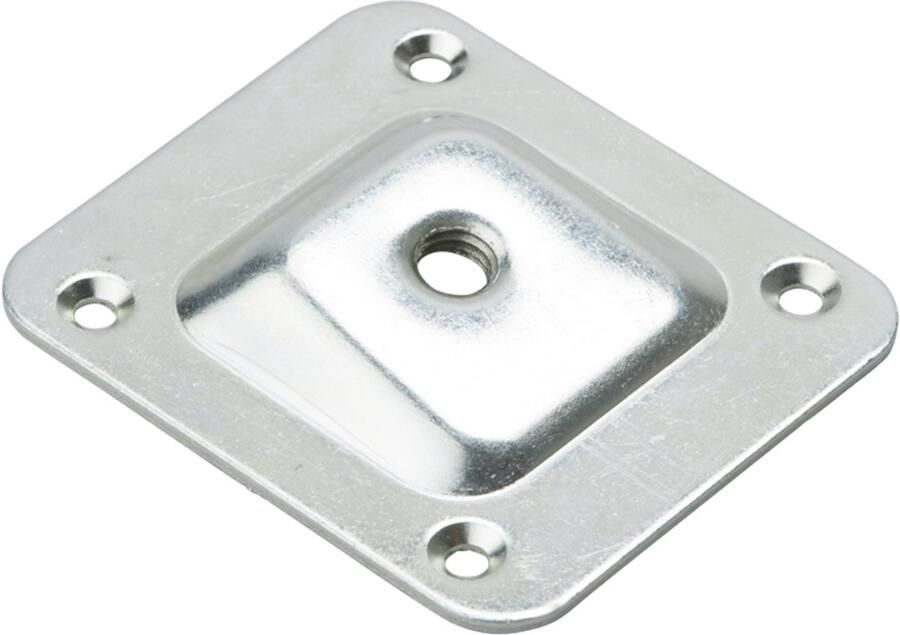 Sotech 4 x 10° montageplaat voor tafelpoot met M8 draad schuin