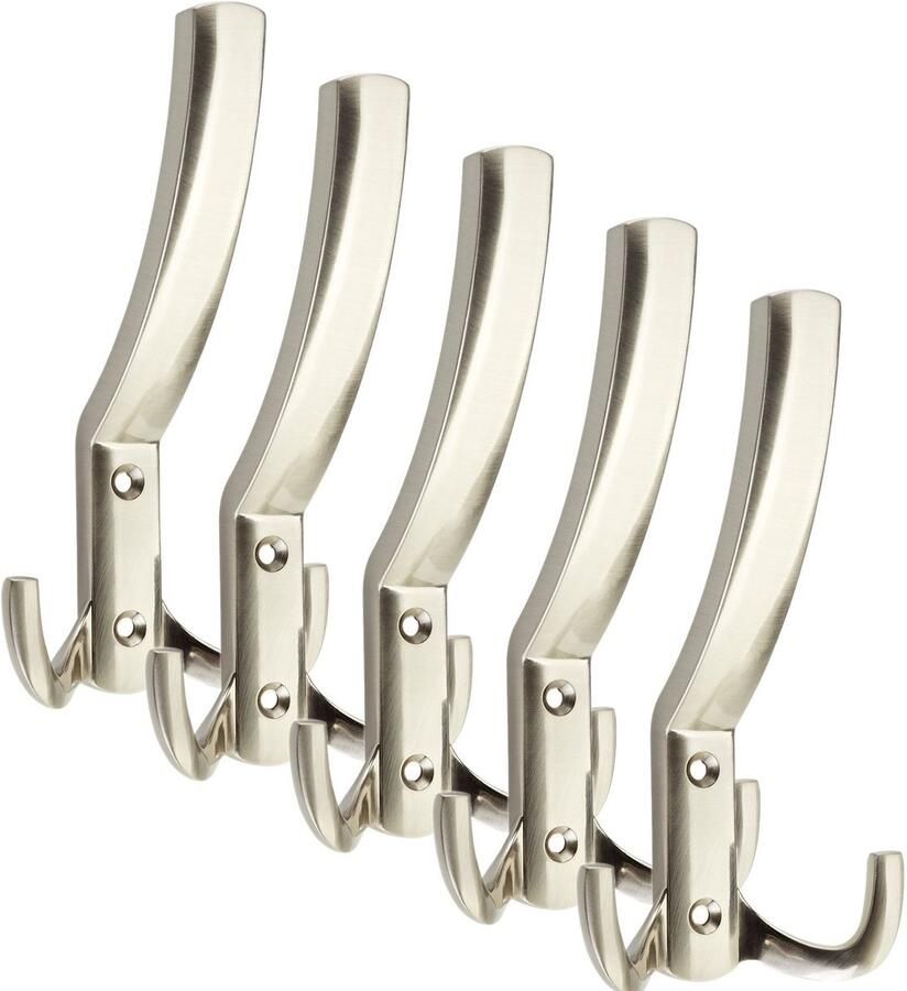 Sotech 5 stuks Kapstokhaken JULIE STRONG Lang Roestvrijstalen Afwerking Nieuwe solide uitvoering wandgarderobe