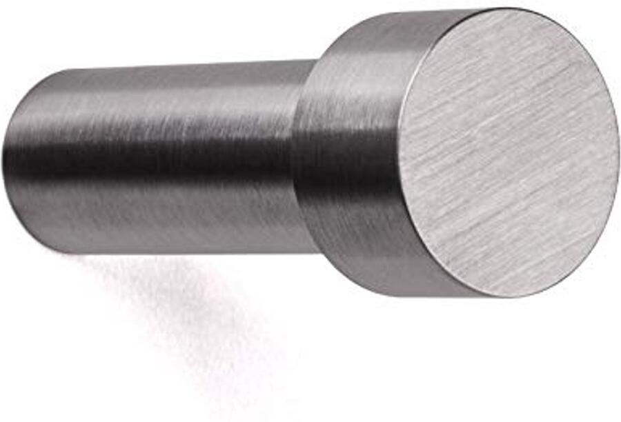 Sotech 5 stuks kapstokhaken Tuula RVS geborsteld lengte: 50 mm incl. bevestigingsset