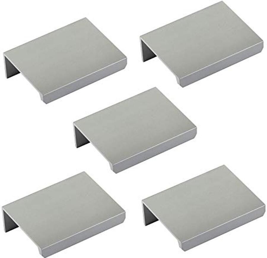 Sotech 5 x Meubelgreep BLANKETT Jane Lengte 50 mm Chroom mat Greeplijst van