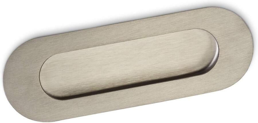 Sotech 5 x Meubelgreep EL-09 Boorgatafstand 108 mm geborsteld Infreesgreep van