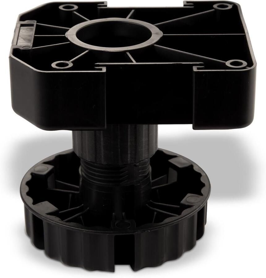 Sotech Set van 4 meubelpoten zwart met sokkelhoogte 90 mm