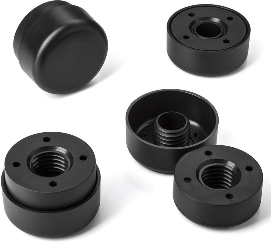 Sotech 8 stuks meubelvoet Hotel rond diameter: 50 mm hoogte: verstelbaar 24 34 mm