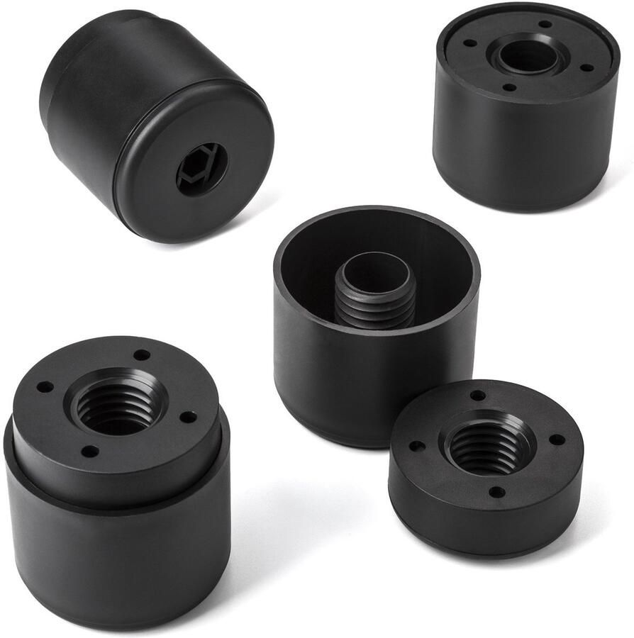 Sotech 8 stuks meubelvoet Hotel rond diameter: 50 mm hoogte: verstelbaar 44 54 mm