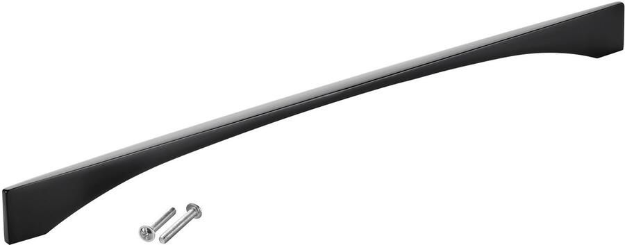 Sotech aluminium meubelgreep BLACKLINE XIV BA 320 mm mat zwart (lengte 341 mm breedte 4 mm hoogte 26 mm) design keukengreep