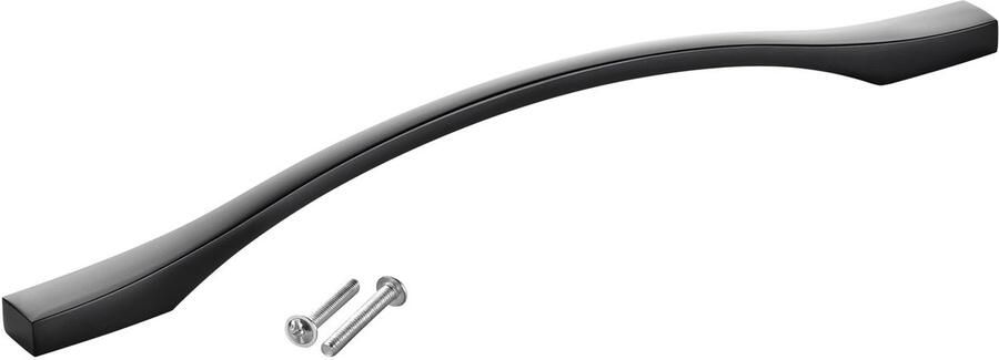 Sotech aluminium meubelgreep BLACKLINE XV BA 224 mm mat zwart (lengte 260 mm breedte 13 5 mm hoogte 28 mm) handgreep kastdeurgreep