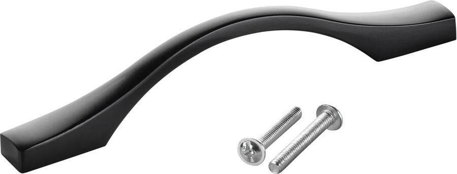 Sotech aluminium meubelgreep BLACKLINE XV BA 96 mm mat zwart (lengte 127 mm breedte 13 5 mm hoogte 30 mm) ladegreep keukengreep