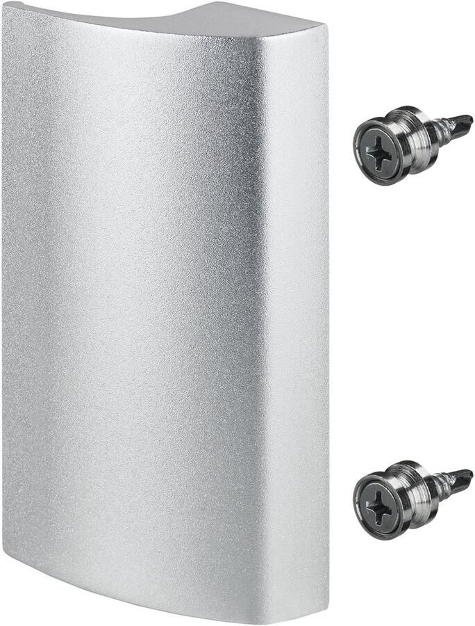 Sotech balkondeurgreep SEJA II aluminium zilvergrijs geanodiseerd 85 x 40 x 20 mm deurklink terrasdeurgreep