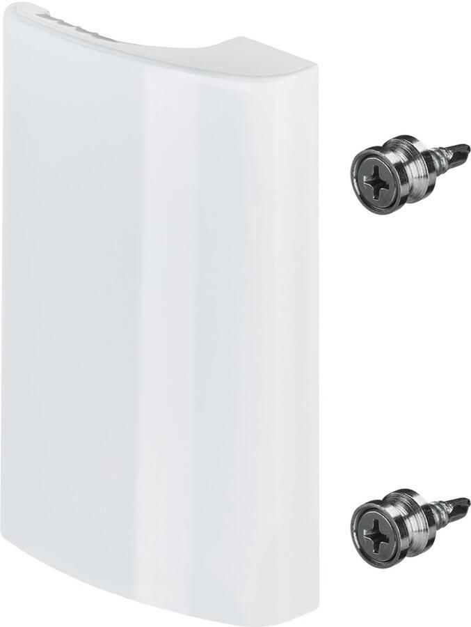 Sotech Balkondeurklink SEJA aluminium 82 x 52 x 20 mm witte trekgreep Terrasdeurklink