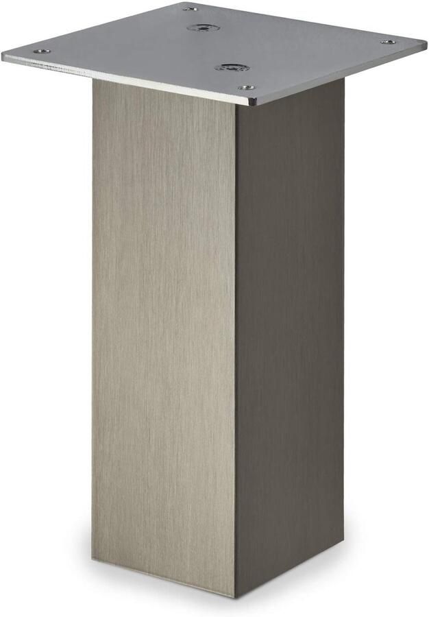 Sotech Barconsole recht 210 x 70 x 70 mm in RVS-look 30 kg Draagvermogen Aanrechtbladsteun