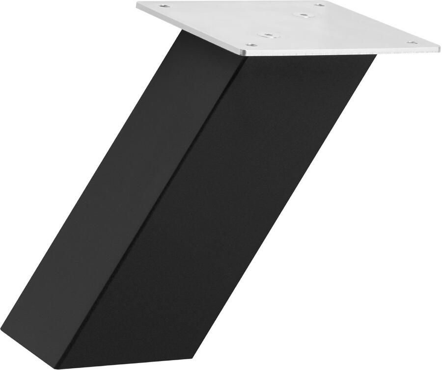 Sotech Barconsole Schuin 170 x 80 x 70 mm in Zwart 30 kg Draagvermogen Tegenbodemconsole