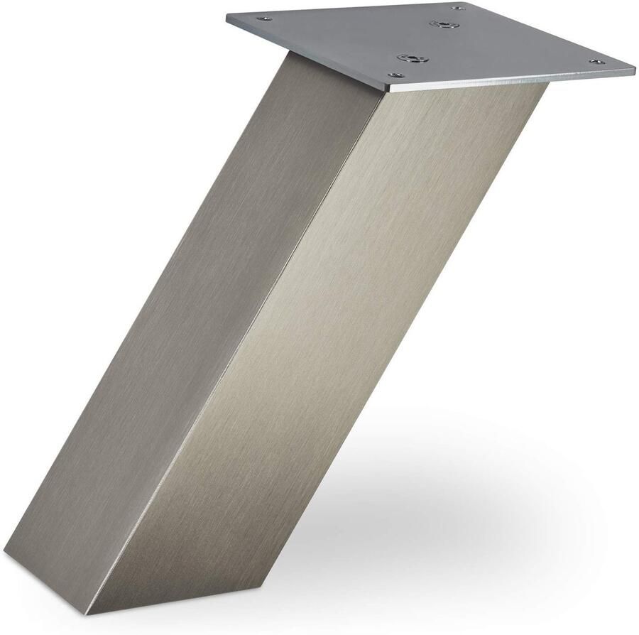 Sotech Barconsole Schuin 210 x 80 x 70 mm in RVS-look 30 kg Draagvermogen Toonbankconsole