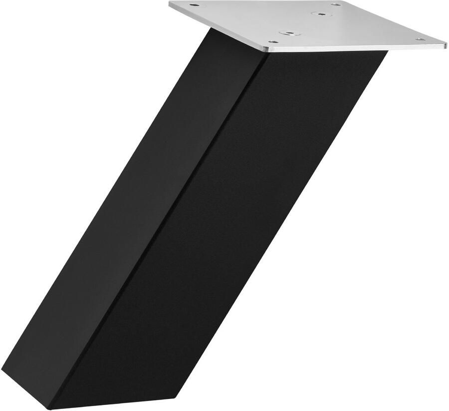 Sotech Barconsole Schuin 210 x 80 x 70 mm in Zwart 30 kg Draagvermogen Tegenbodemconsole