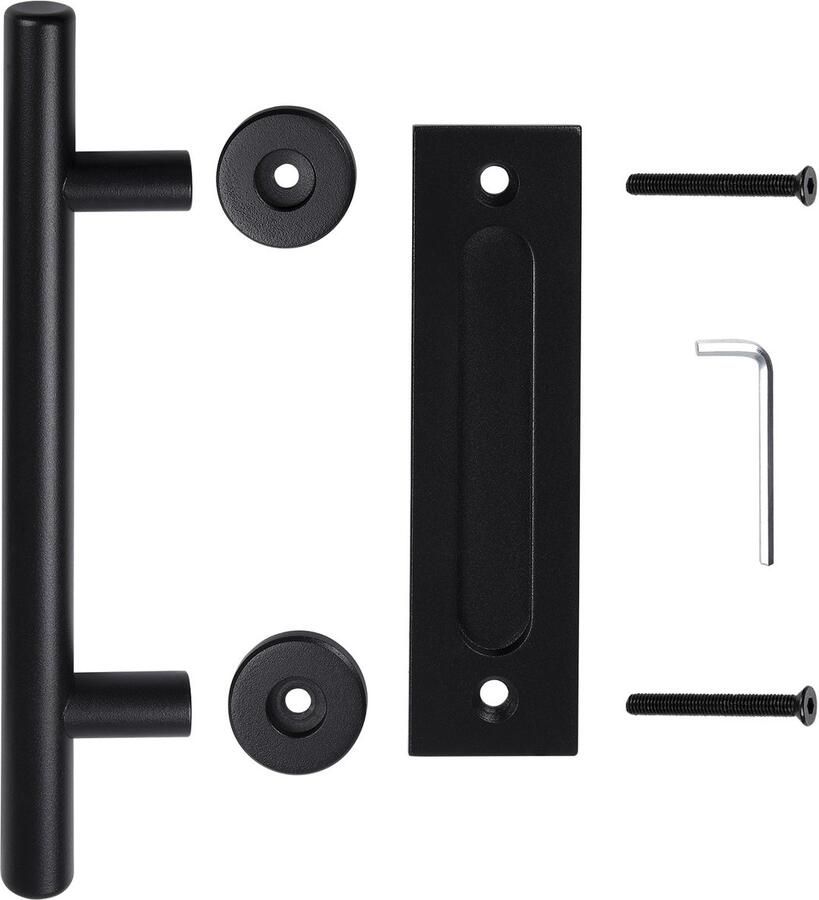 Sotech Deurgreep DUO voor schuifdeuren aan weerzij zwart