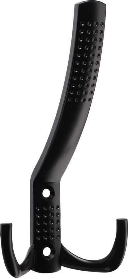 Sotech Garderobehaak JASMIN zwart 143 x 76 x 67 mm BA 32 mm Kledinghaak Garderobe Handdoekhouder Jashaak Kledinghanger van SO-TECH