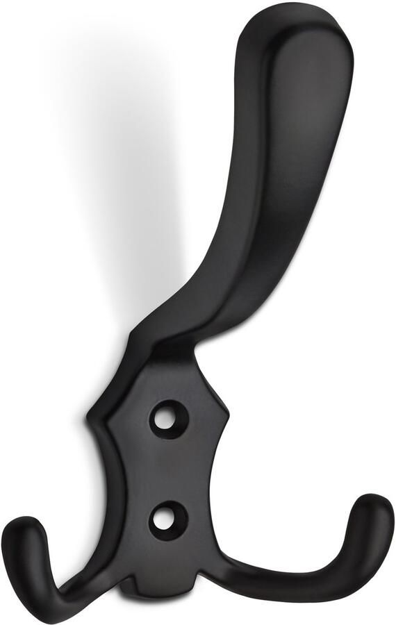 Sotech Garderobehaak LENA 123 x 79 x 75 mm BA 20 mm zwart Handdoekhouder Jashaak Garderobe van SO-TECH