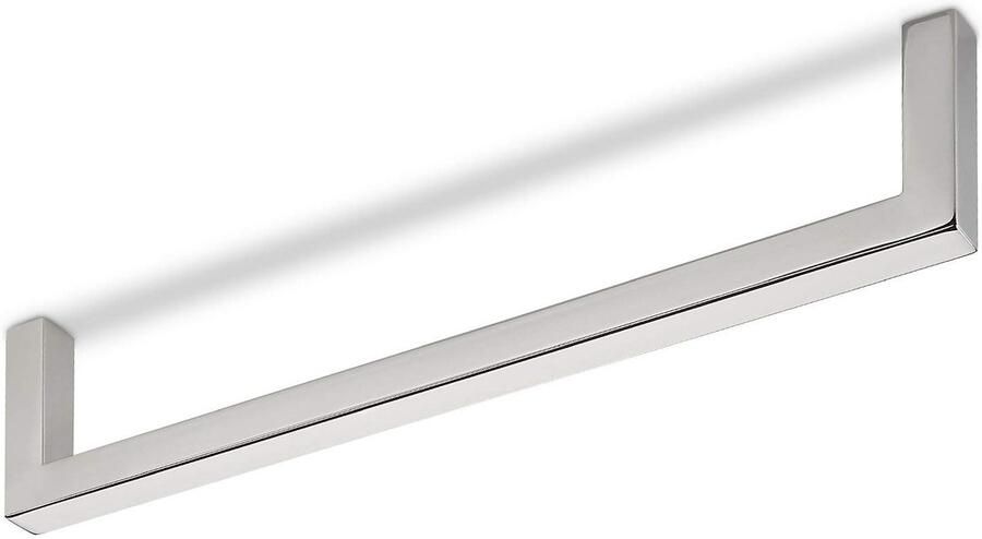 Sotech garderobestang Norm RVS gepolijst in U-vorm lengte: 288 mm hoogte: 14 mm incl. bevestigingsschroeven