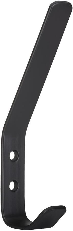 Sotech Kapstokhaak ALBA roestvrij staal 142 x 20 mm zwart mat Kapstokhaken van