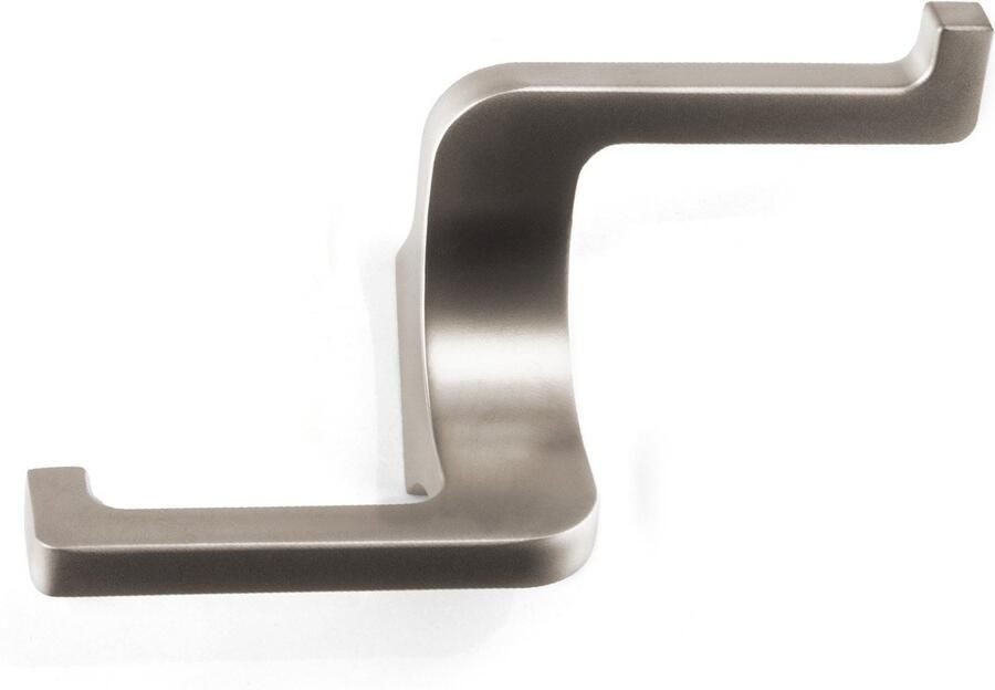 Sotech 2 stuks kapstokhaken Bill 107 5 x 64 5 mm RVS-look incl. bevestigingsset