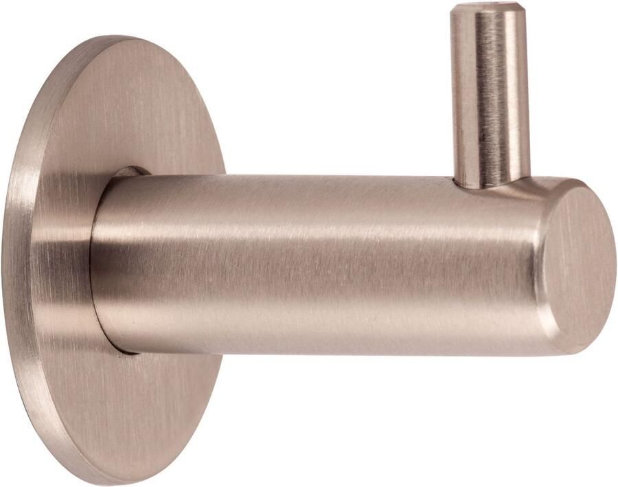 Sotech kapstokhaak Ronda RVS geborsteld lengte: 42 mm incl. plaatje en bevestigingsset