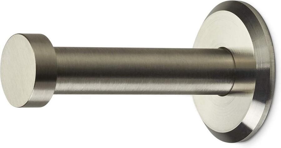 Sotech kapstokhaak Tarra RVS geborsteld lengte: 50 mm incl. plaatje en bevestigingsset