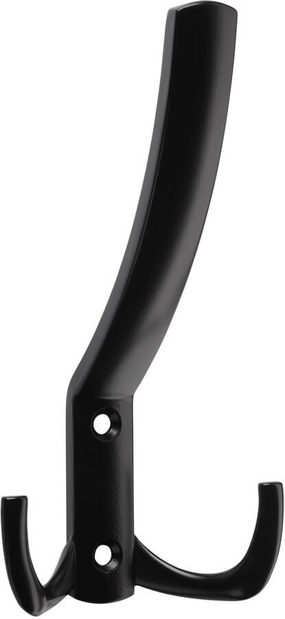 Sotech Kapstokhaken JULIE STRONG Lang Zwart mat Nieuwe solide uitvoering voor garderobes