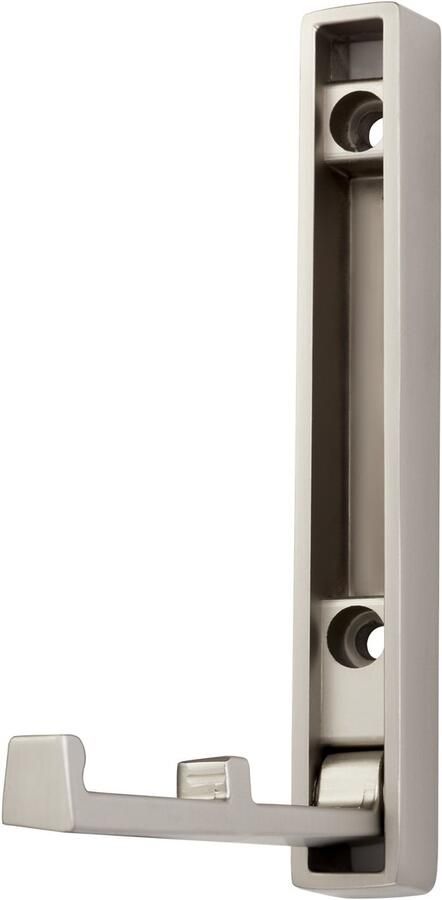 Sotech Klaphaak VALVOLE Hoogte: 120 x Breedte: 16 mm RVS-look moderne kapstokhaak van spuitgietzink ruimtebesparende kapstok ideaal voor caravans