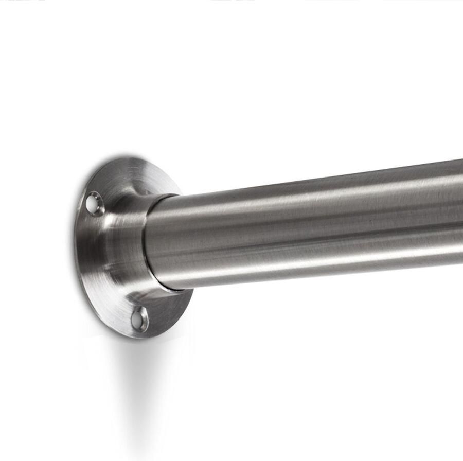 Sotech kledingstang rond RVS lengte: 1000 mm diameter: 25 mm incl. roedesteun Circle