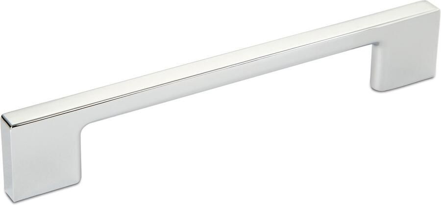 Sotech 5 stuks Meubelgrepen BG02 Boorgat afstand 128 mm gepolijst chroom Komgrepen van