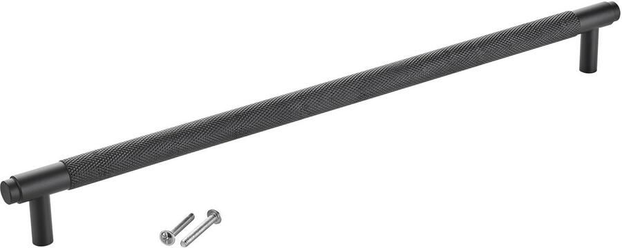 Sotech meubelgreep BLACKLINE VIII BA 320 mm mat zwart (lengte 352 mm diameter 14 mm hoogte 35 mm) beugelgreep van aluminium