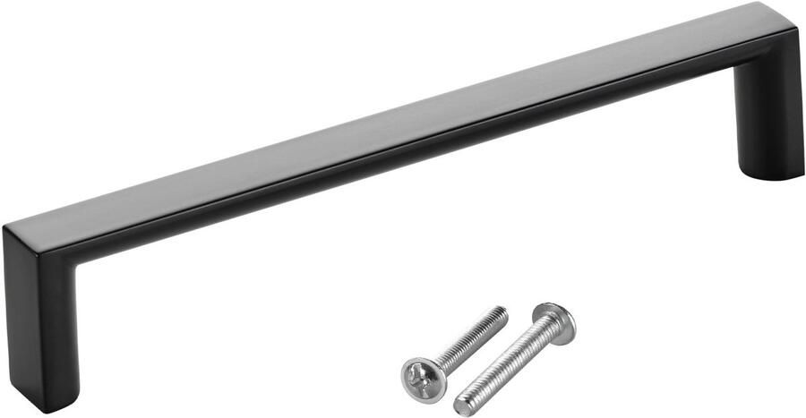 Sotech meubelgreep BLACKLINE XI BA 128 mm mat zwart (lengte 135 mm breedte 12 mm hoogte 27 mm) ladegreep van aluminium