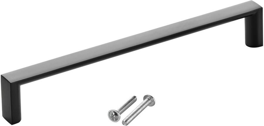 Sotech meubelgreep BLACKLINE XI BA 160 mm mat zwart (lengte 167 mm breedte 12 mm hoogte 27 mm) keukengreep van aluminium