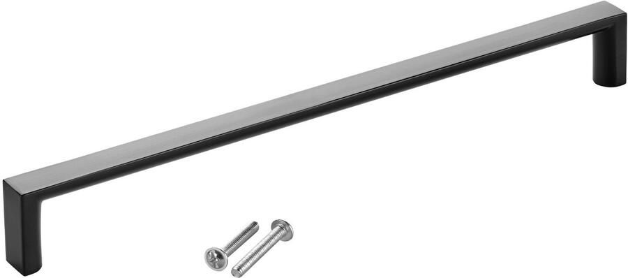 Sotech meubelgreep BLACKLINE XI BA 224 mm mat zwart (lengte 231 mm breedte 12 mm hoogte 27 mm) handgreep van aluminium