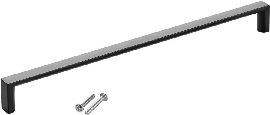 Sotech meubelgreep BLACKLINE XI BA 256 mm mat zwart (lengte 263 mm breedte 12 mm hoogte 27 mm) kastdeurgreep van aluminium
