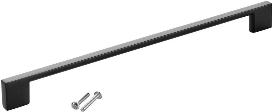 Sotech meubelgreep BLACKLINE XII BA 256 mm zwart mat aluminium (lengte 288 mm breedte 9 mm hoogte 28 mm) kastdeurgreep beugelgreep