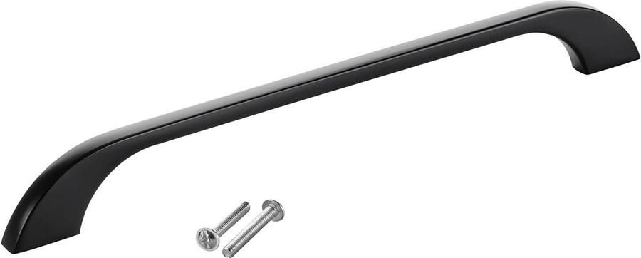 Sotech meubelgreep BLACKLINE XIII BA 192 mm mat zwart (lengte 231 mm breedte 10 mm hoogte 27 mm) aluminium vitrinekastgreep