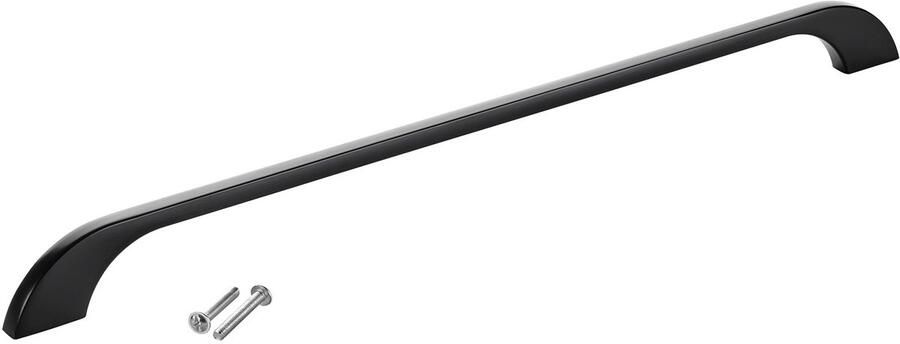 Sotech meubelgreep BLACKLINE XIII BA 320 mm mat zwart (lengte 363 mm breedte 10 mm hoogte 28 mm) aluminium beugelgreep keukengreep