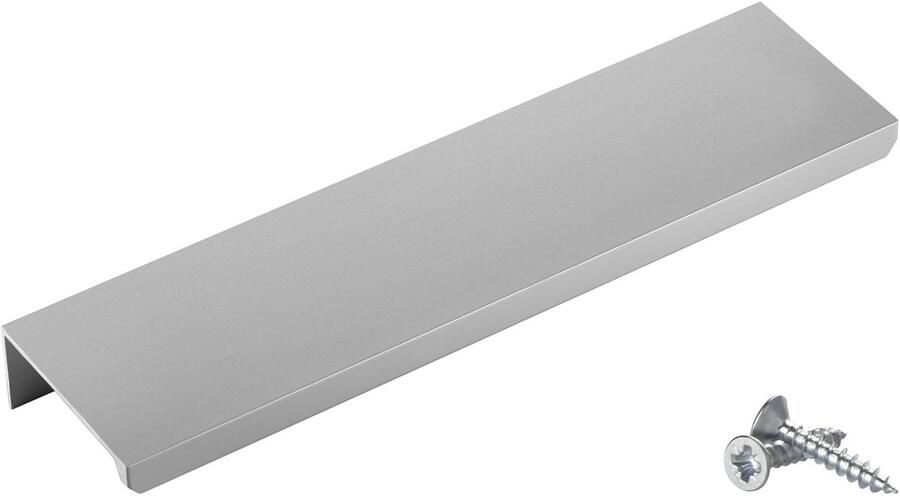 Sotech meubelgreep Blanket Jane 150 mm mat chroom BA 96 mm kastgreep voor montage aan de binnenzijde van het front incl. bevestigingsschroeven