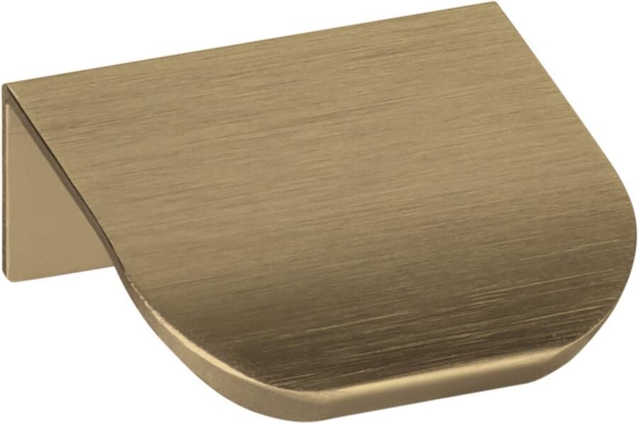 Sotech meubelgreep deken Tommy geborsteld messing look 40 mm greeplijst voor montage aan de binnenzijde van het front incl. bevestigingsschroeven