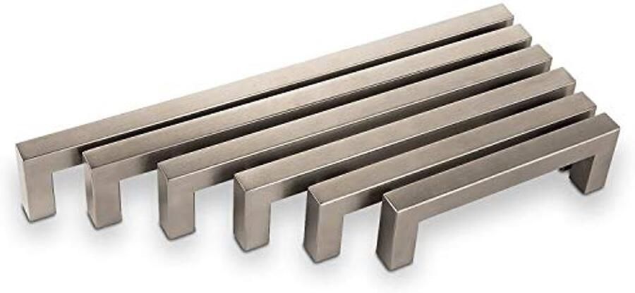 Sotech Meubelgreep E3 Boorgatafstand 96 mm geborsteld Stanghandgreep relinggreep van