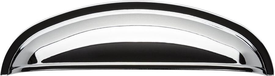 Sotech Meubelgreep NICK Boorgatafstand 96 mm Chroom gepolijst Schelphandgreep van