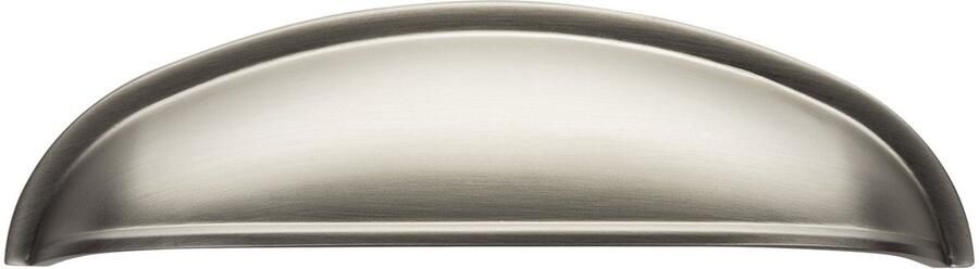 Sotech Meubelgreep NICK Boorgatafstand 96 mm RVS-optiek mat Schelphandgreep van