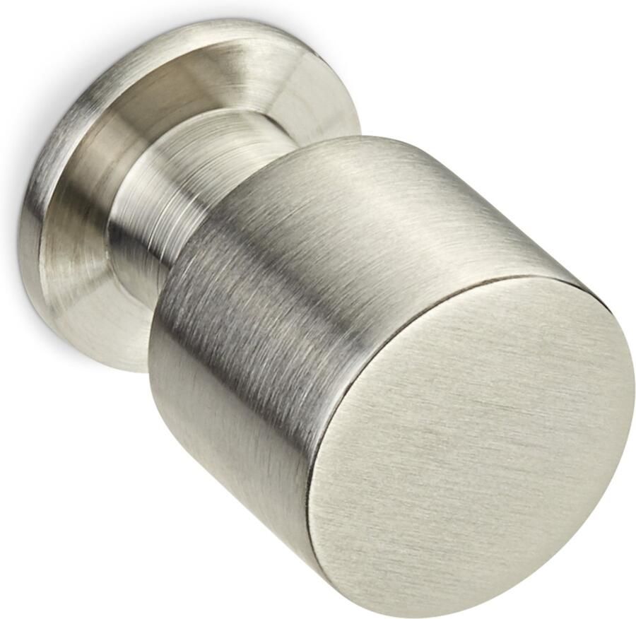 Sotech Meubelknop BIRMINGHAM Ø 20 mm Roestvrij staal geborsteld Roestvrij stalen knop van