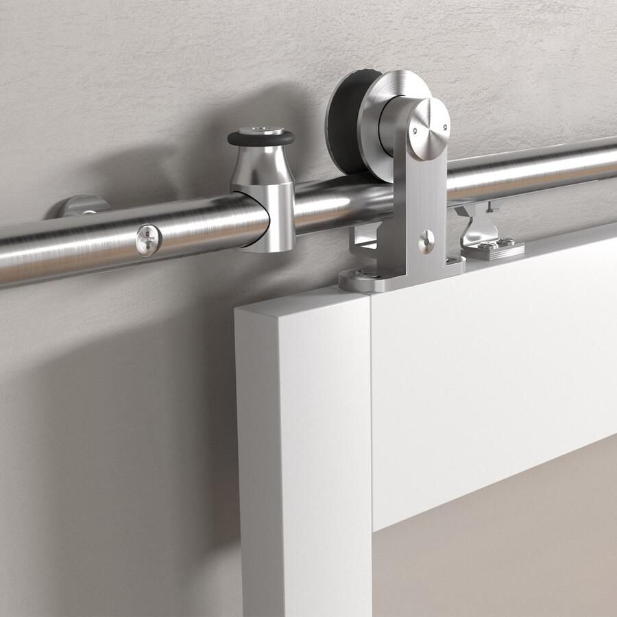 Sotech RVS schuifdeurset MANSION met softclose (van boven vast te schroeven) tot 80 kg deurgewicht max. 1000 mm deurbreedte 30-40 mm deurdikte